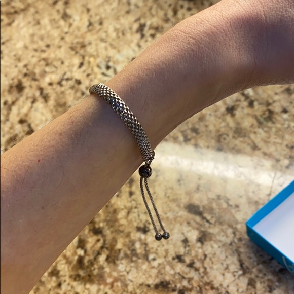 Sterling silver mesh bracelet - Picture 2 of 5